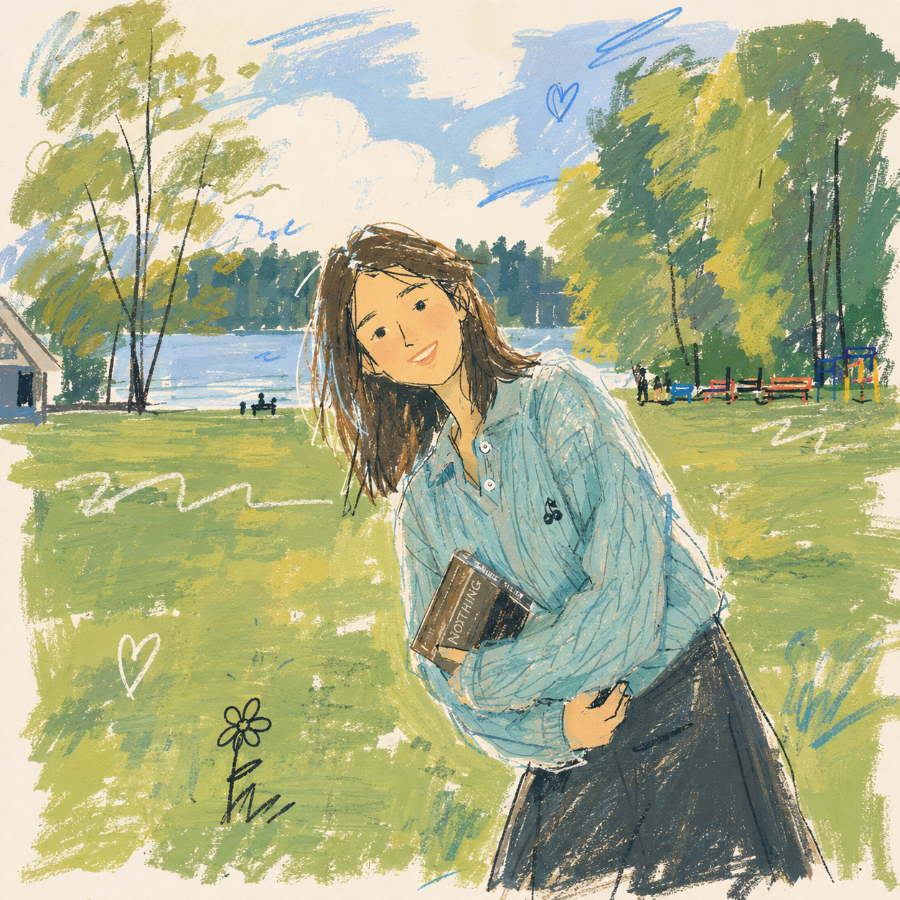 Illustrated portrait of Cassandra Yiming Wang